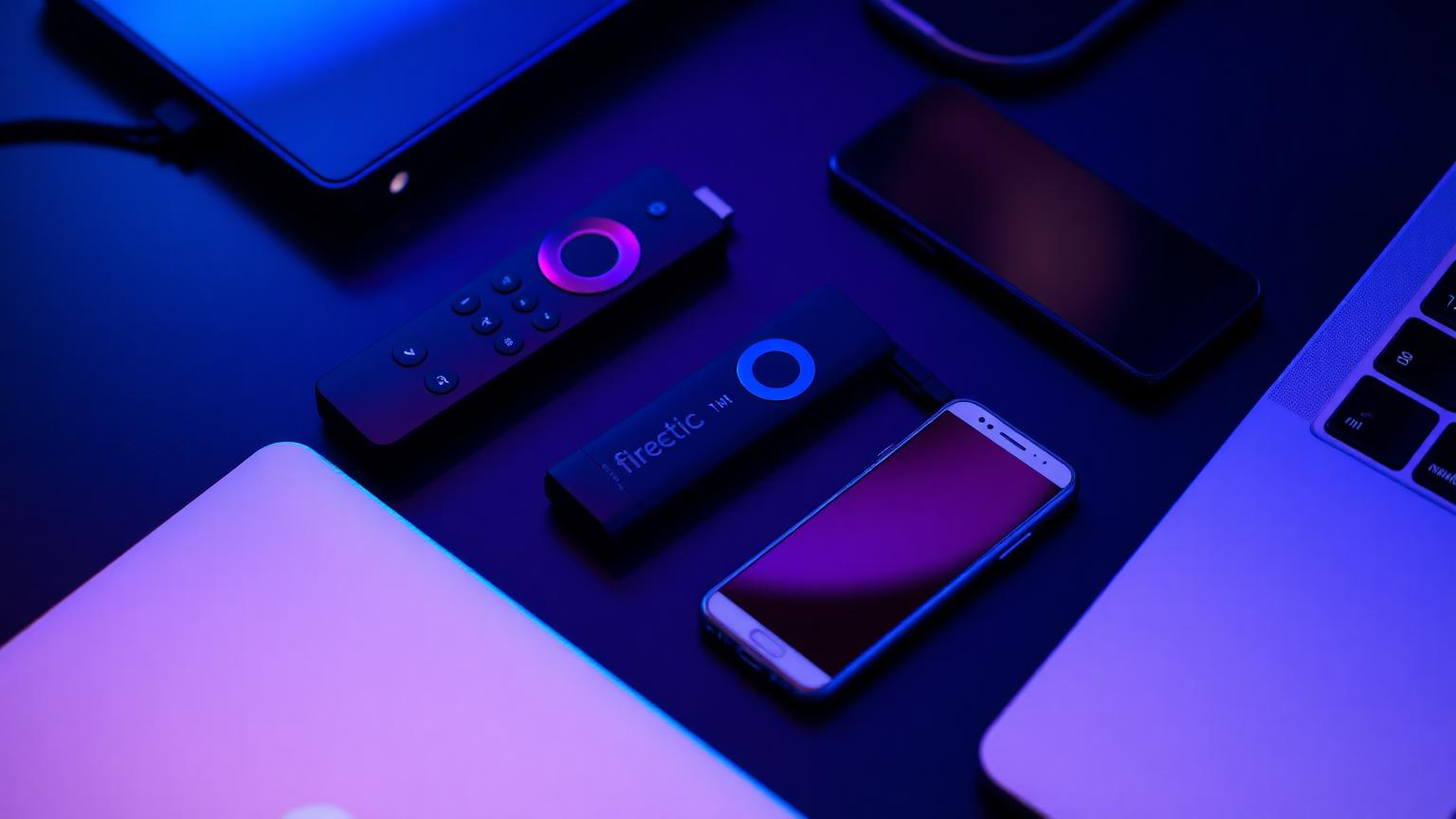 Firestick, smartphone, tablette et ordinateur portable compatibles FluxTV IPTV Maroc