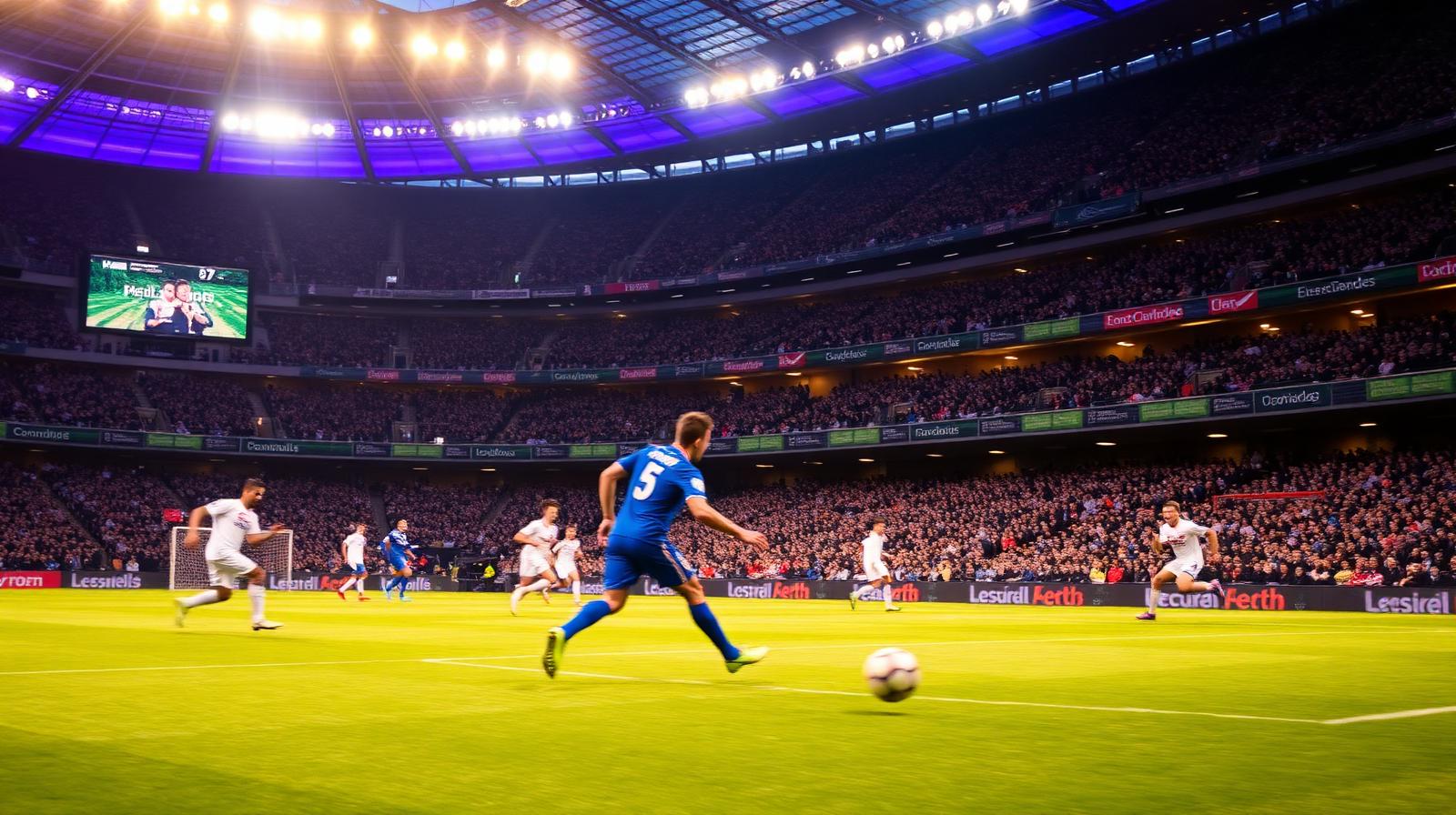 World Cup 2026 match in progress in a packed stadium