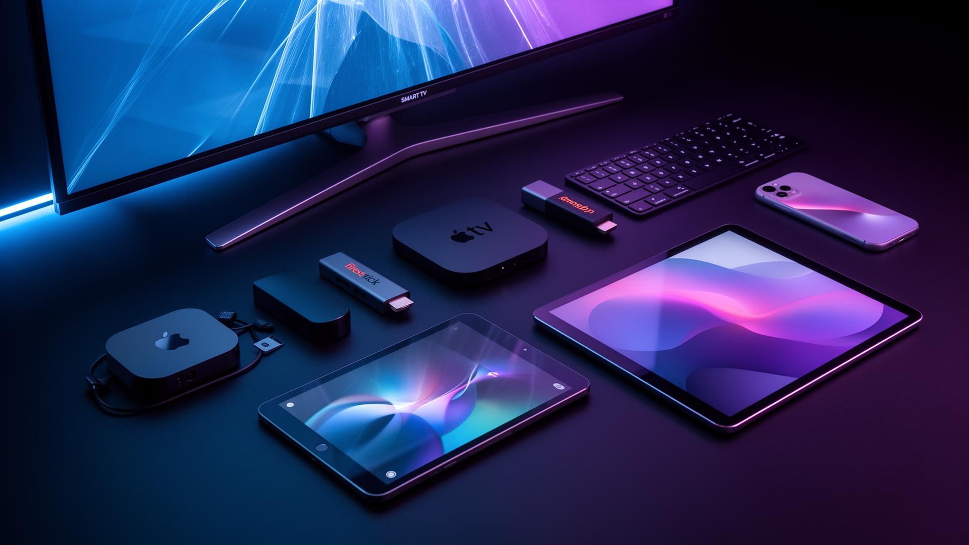 Smart TV, Firestick, Apple TV, iPhone, iPad, MacBook et tablettes compatibles avec FluxTV